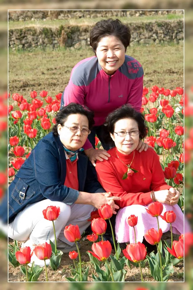 남전도회 야유회에서 사진 2