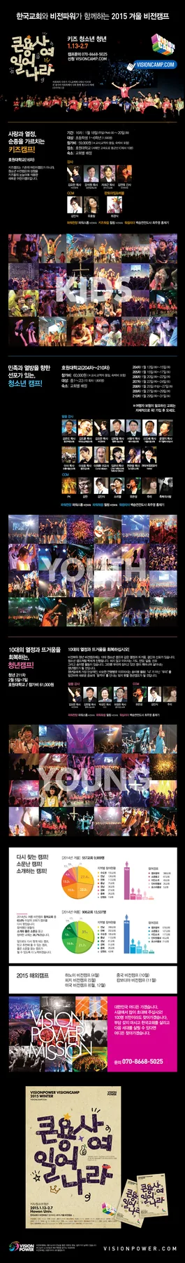 2015 겨울 비전파워♡ 비전캠프 [키즈/청소년/청년] 사진 1